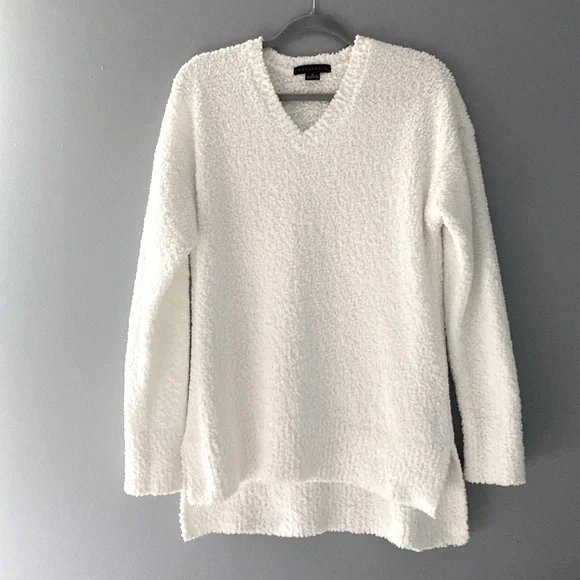 Sanctuary Sweaters Sanctuary Vneck Cream White Soft Cozy